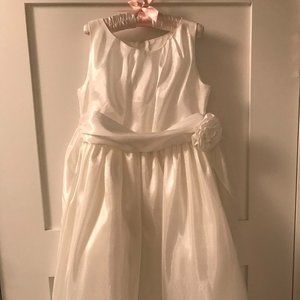 Ivory First Communion or Flower Girl Dress, Size 6